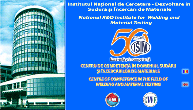 Institutul Naţional de Cercetare-Dezvoltare în Sudură şi Încercări de Materiale – ISIM Timişoara